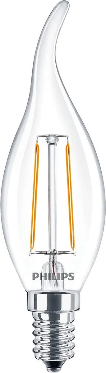 Philips LED CLA LEDCandle E14 2-25W Warm Wit