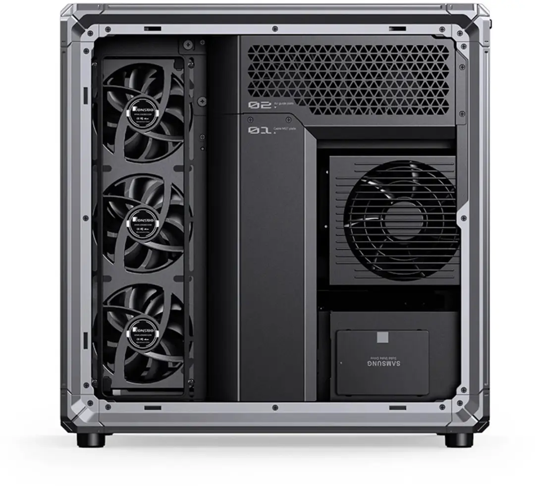 Jonsbo X400 GRAY Tower - Zwart