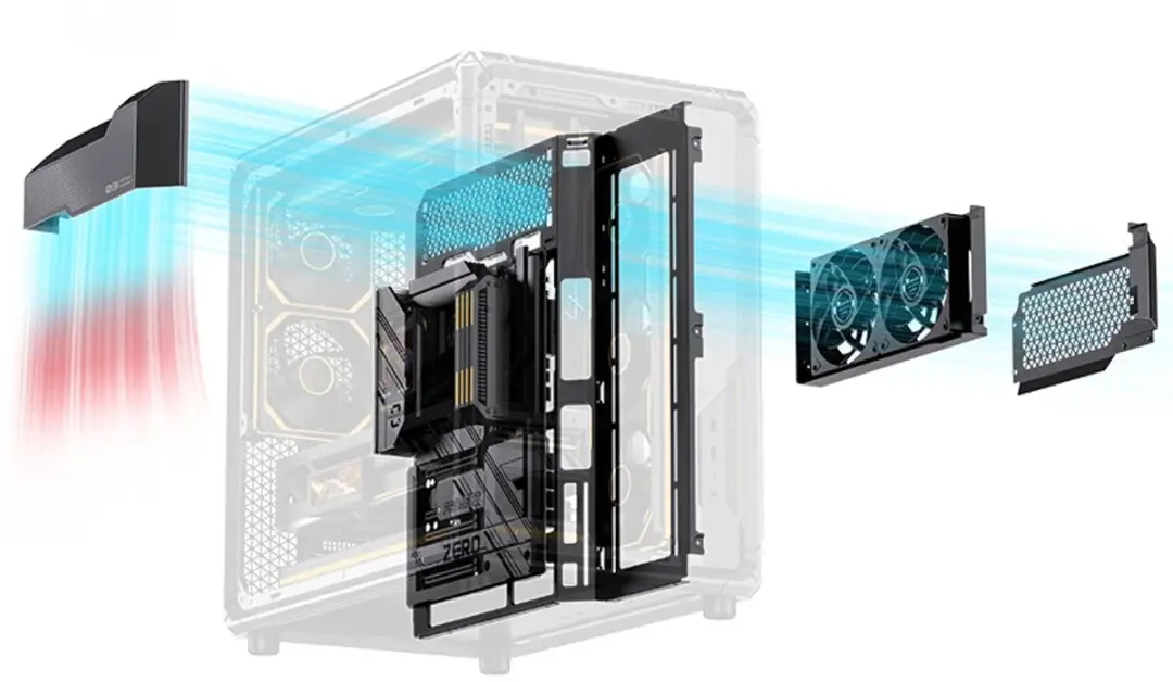 Jonsbo X400 GRAY Tower - Zwart