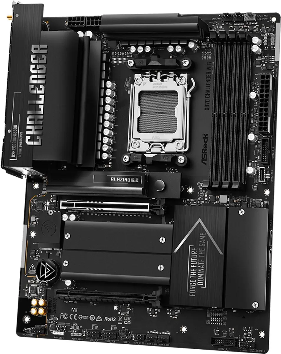 ASRock X870 Challenger WiFi AM5 - ATX Moederbord - afbeelding 4 van 6