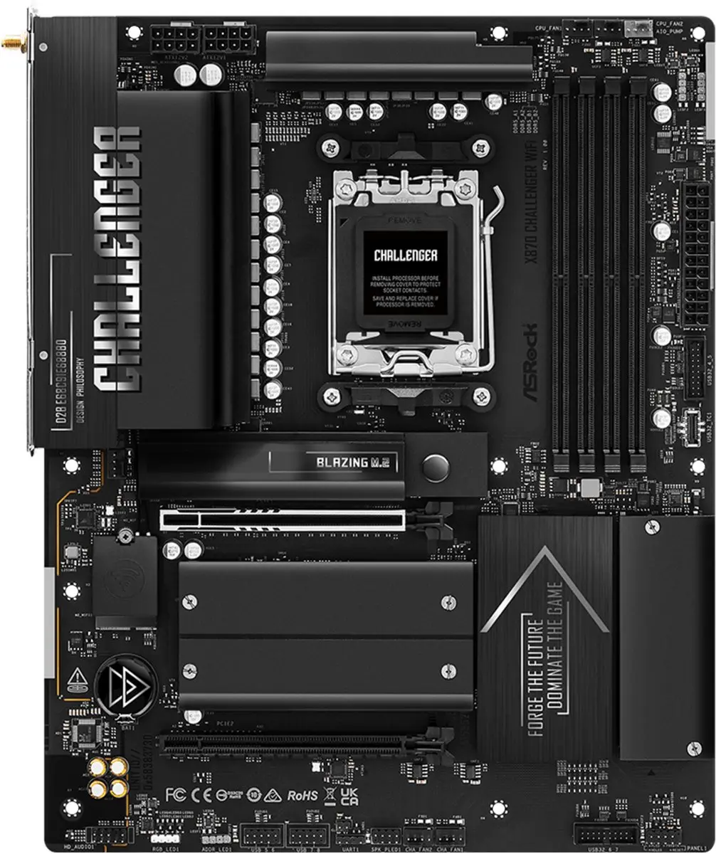 ASRock X870 Challenger WiFi AM5 - ATX Moederbord - afbeelding 6 van 6