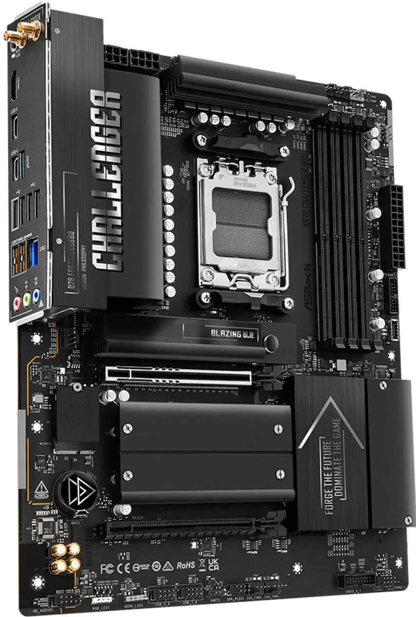ASRock X870 Challenger WiFi AM5 - ATX Moederbord - afbeelding 5 van 6