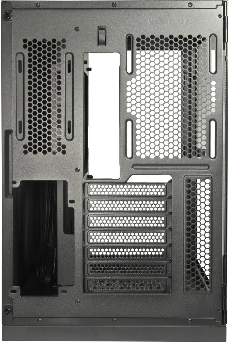 Inter-Tech C-703 Vision Midi Tower - 3x 2.5" 2x 3.5" - Zwart