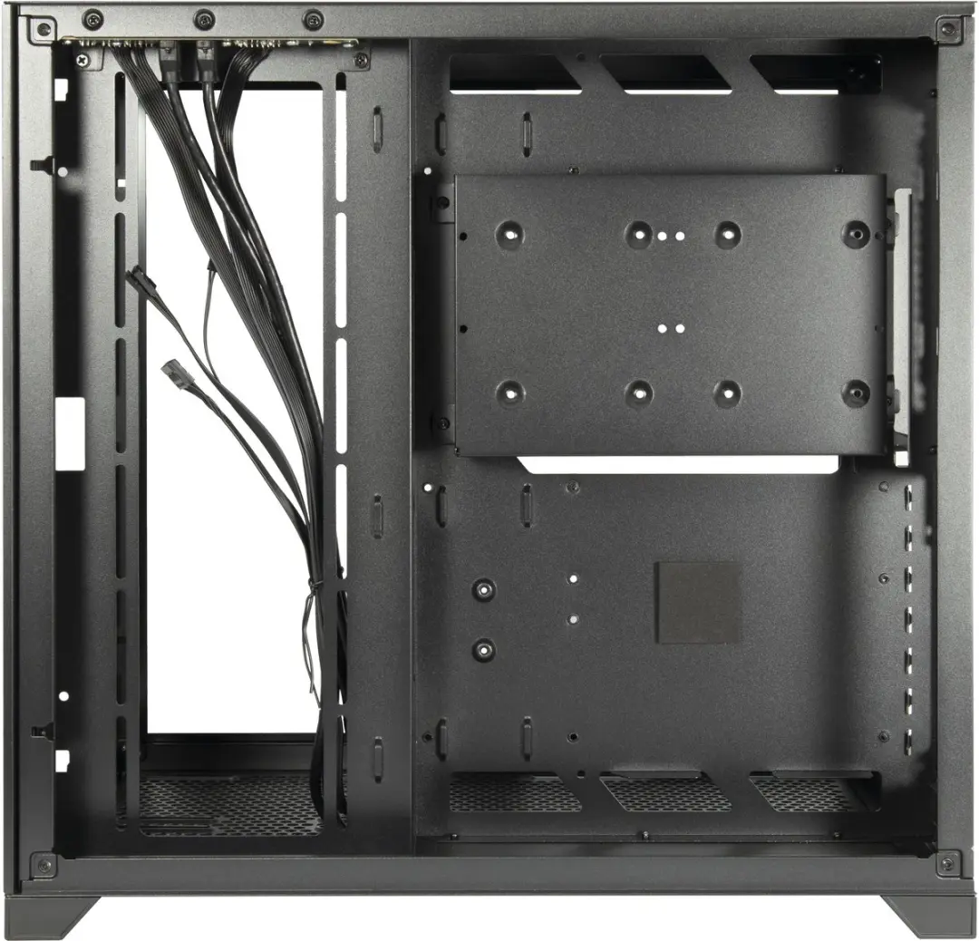 Inter-Tech C-703 Vision Midi Tower - 3x 2.5" 2x 3.5" - Zwart