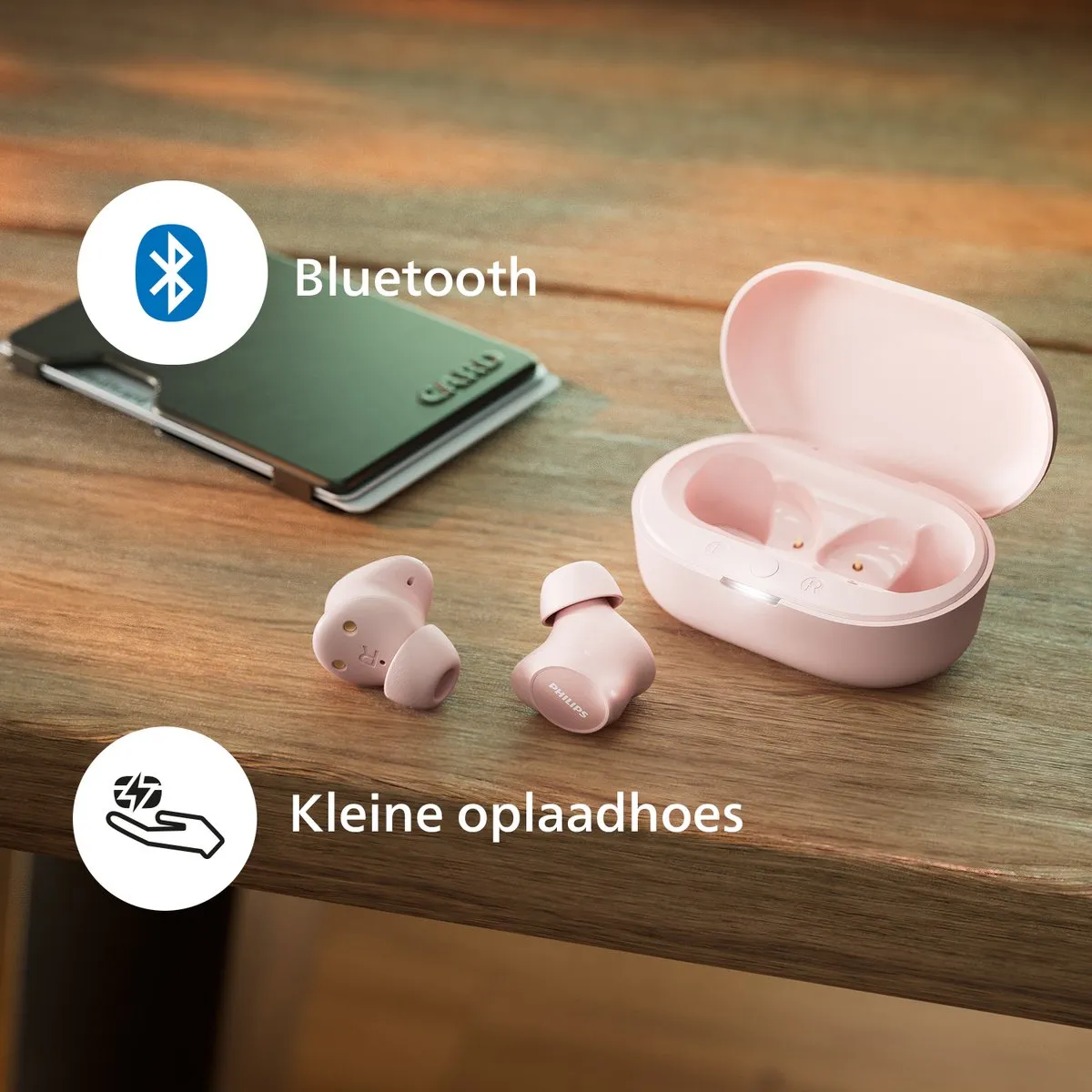 Philips TAT1209PK True Wireless In-Ear Oordopjes - Roze