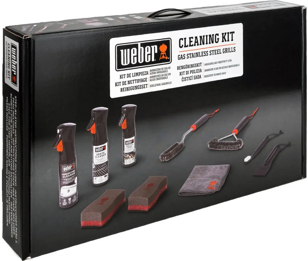 Weber Reinigingsset Gasbarbecue RVS - 8 Stuks - afbeelding 3 van 5