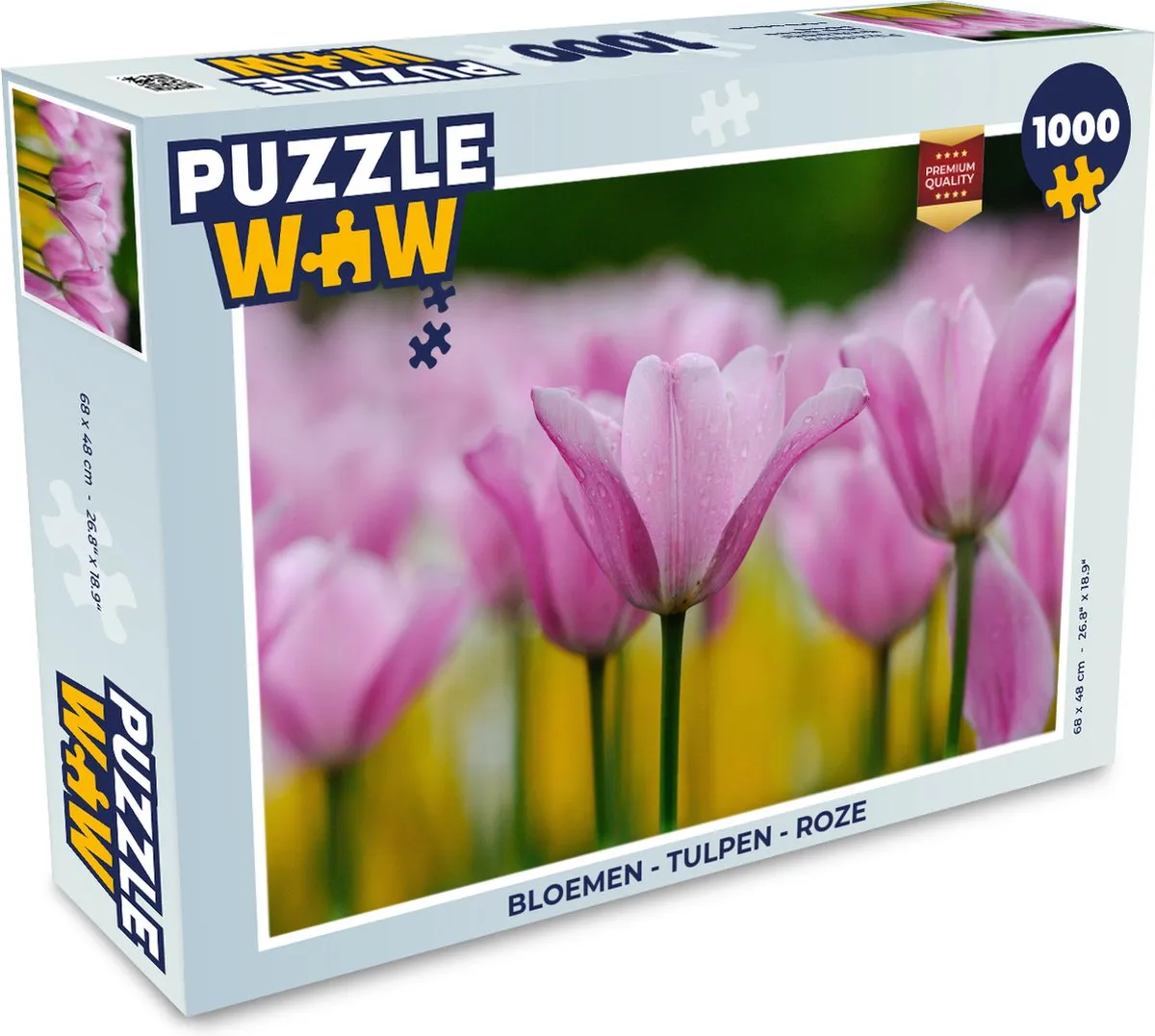 PuzzleWow Bloemen Tulpen Legpuzzel 1000 Stuks