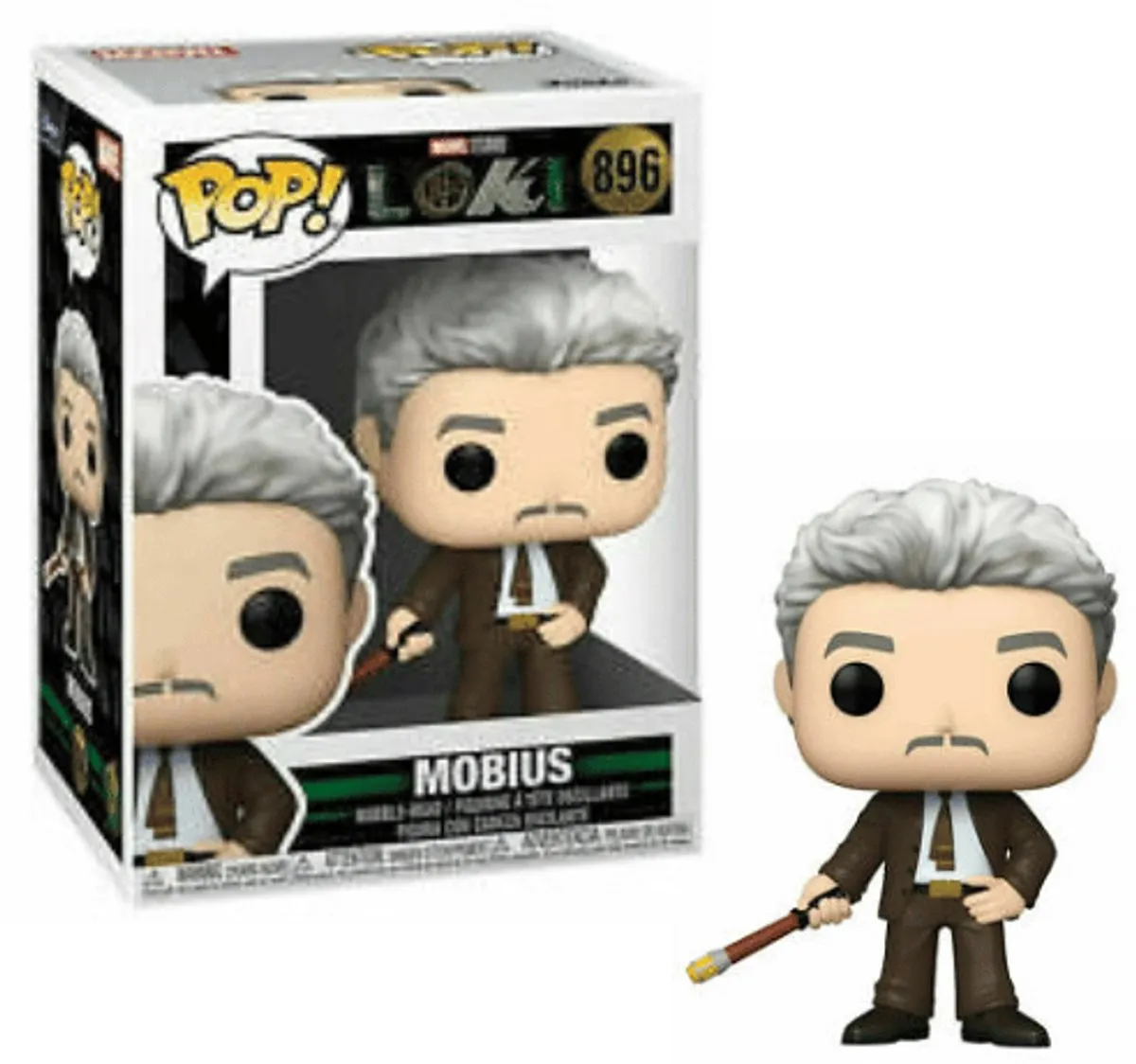 Marvel Funko POP! Loki Mobius Verzamelfiguur - 9 cm - Multicolor