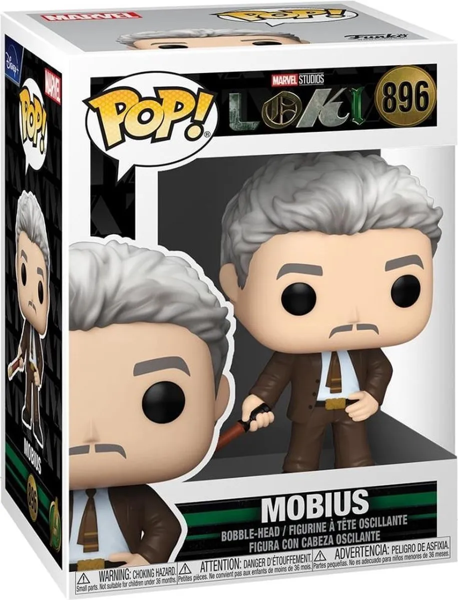 Marvel Funko POP! Loki Mobius Verzamelfiguur - 9 cm - Multicolor