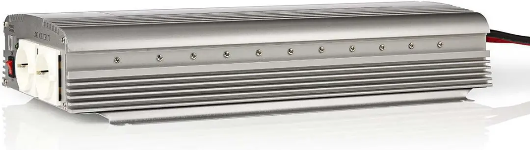 Nedis Auto Omvormer 1700W 24V/230V - 2x Stopcontact - Gemodificeerde Sinusgolf