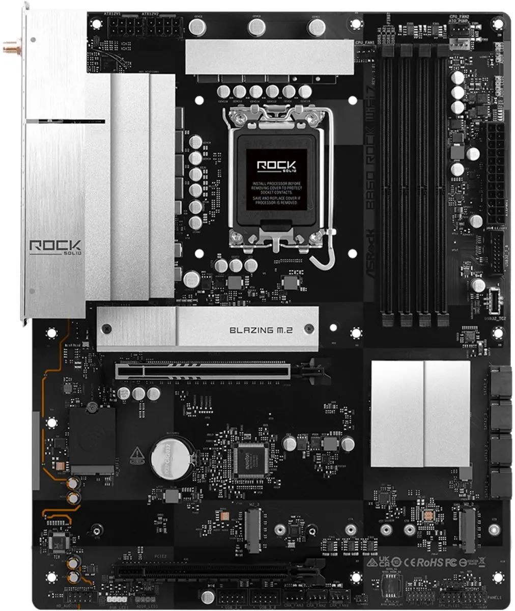 ASRock B860 Rock WiFi 7 ATX Moederbord