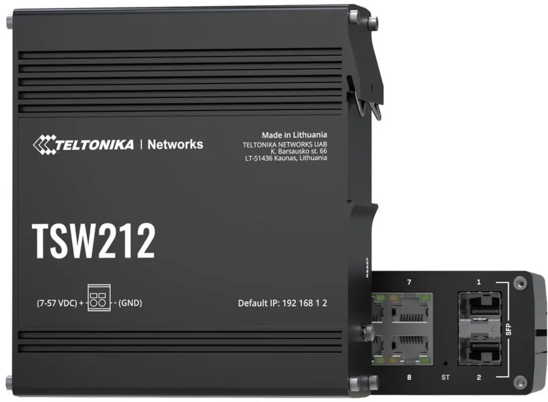Teltonika TSW212 Ethernet Switch - 8x PoE 240W - 2x SFP