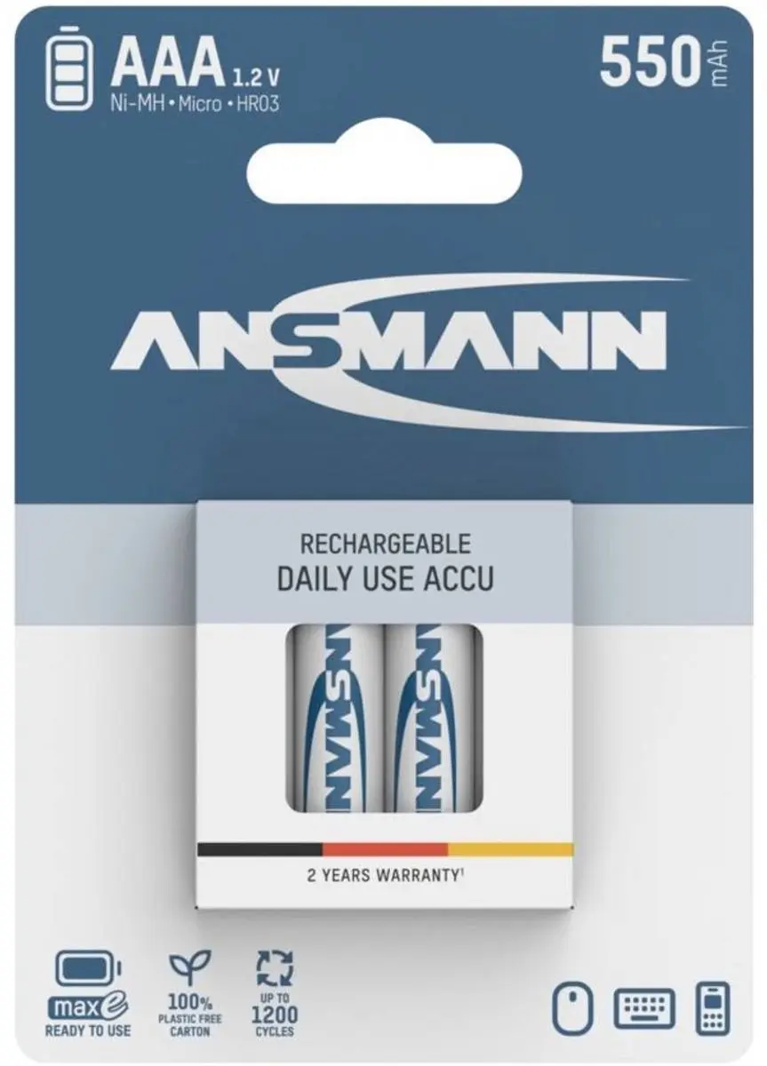 Ansmann AAA Batterijen - 4 Stuks - afbeelding 4 van 6