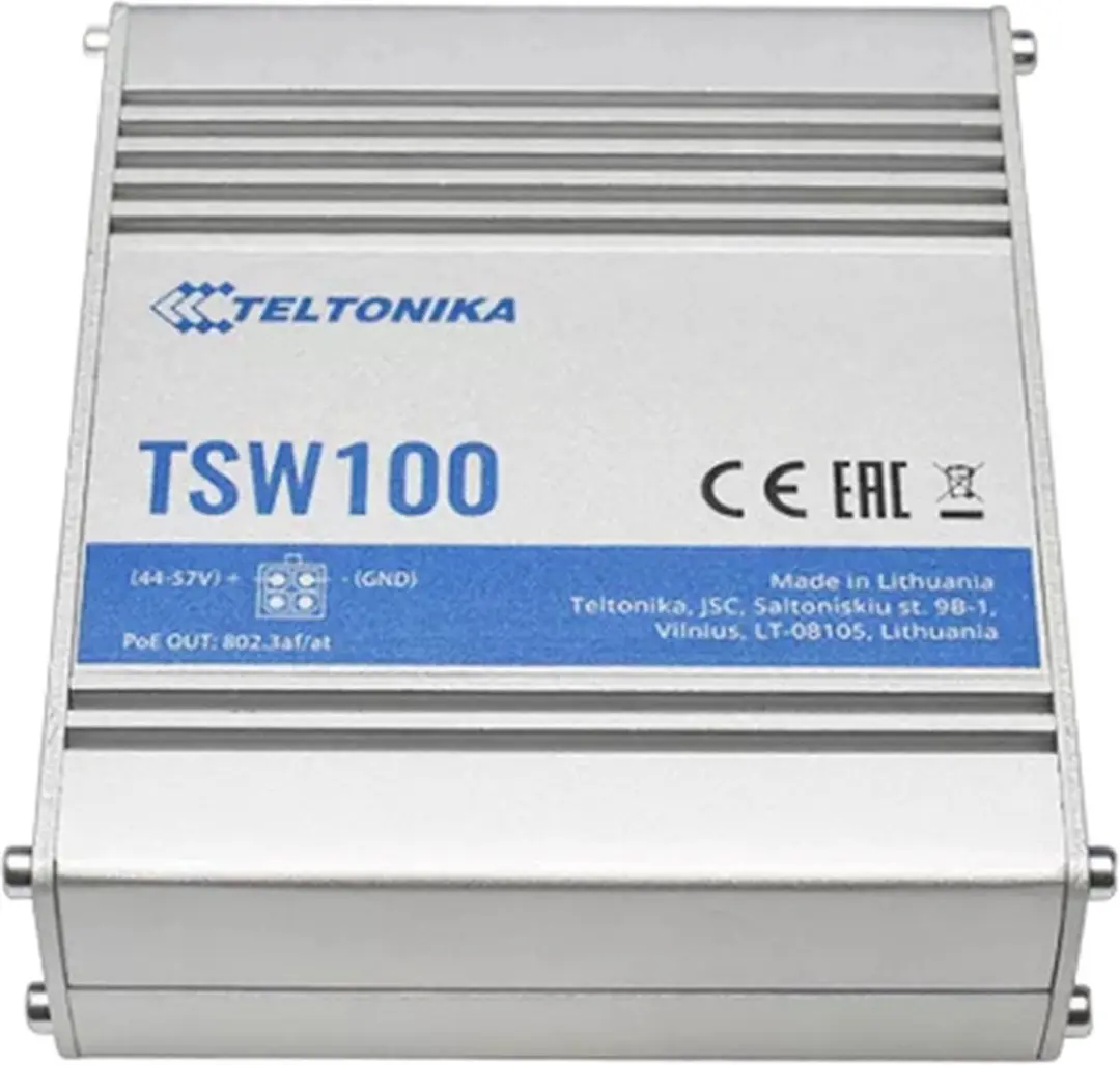 Teltonika TSW100010000 Ethernet Switch 5 Poorten