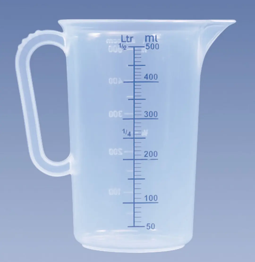 Alutec Maatbeker Kunststof 500ml - Transparant