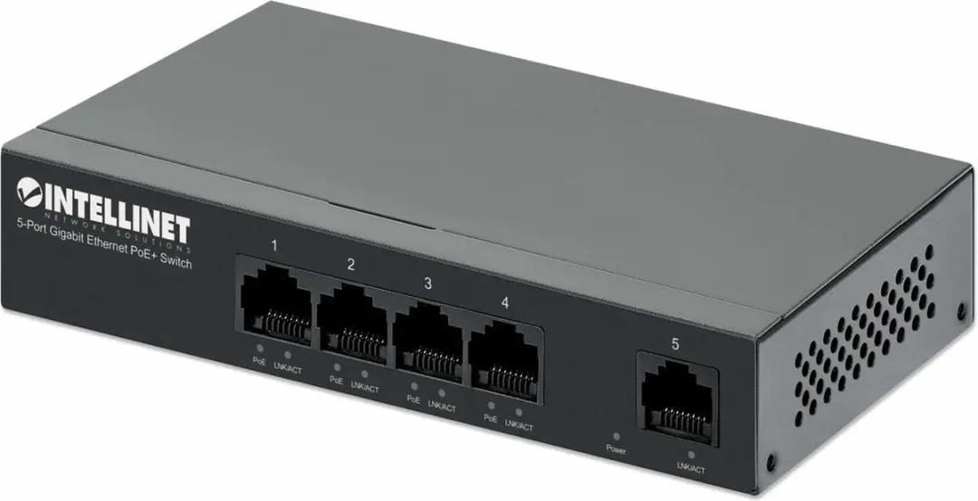 Intellinet 561792 Managed Switch 5x PoE