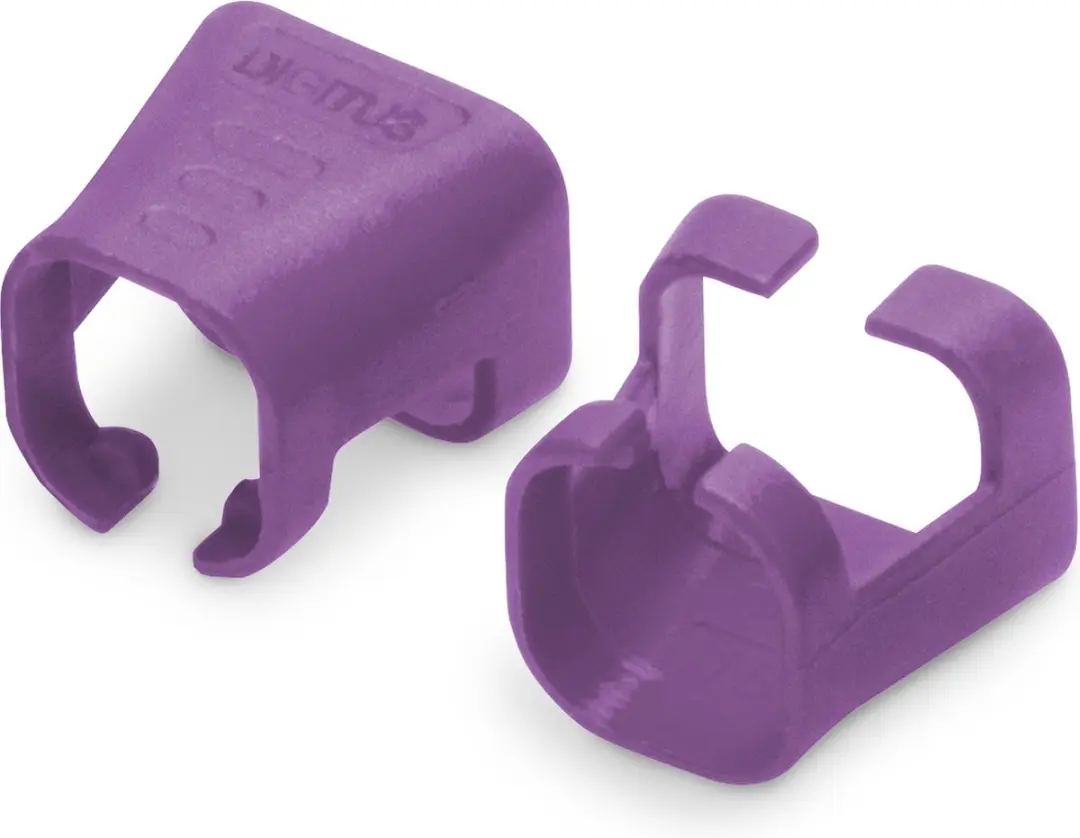 Digitus A-CC-VI Kleurcoderingsclip - Violet - 100 Stuks - afbeelding 4 van 5