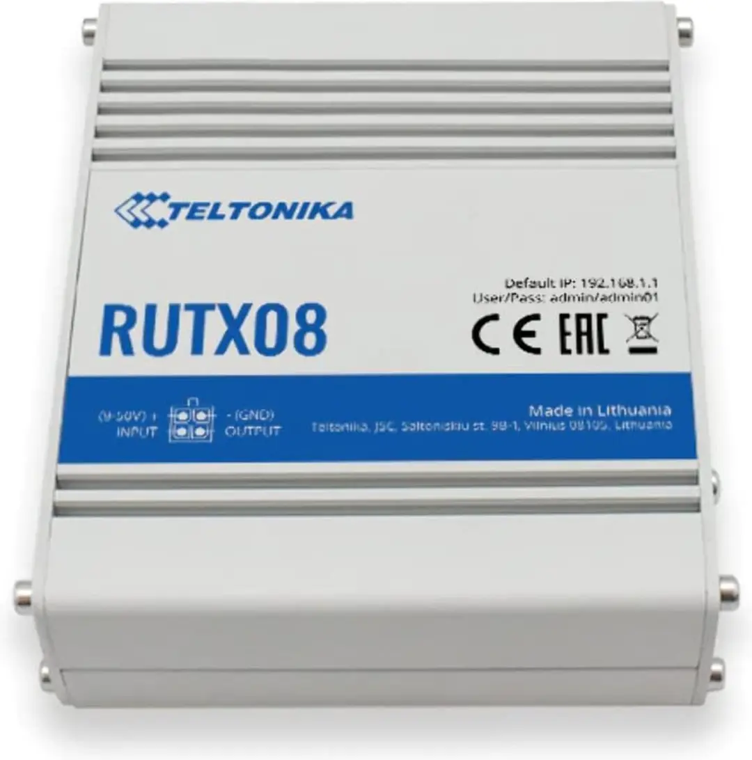 Teltonika RUTX08 LAN-router - Zilver
