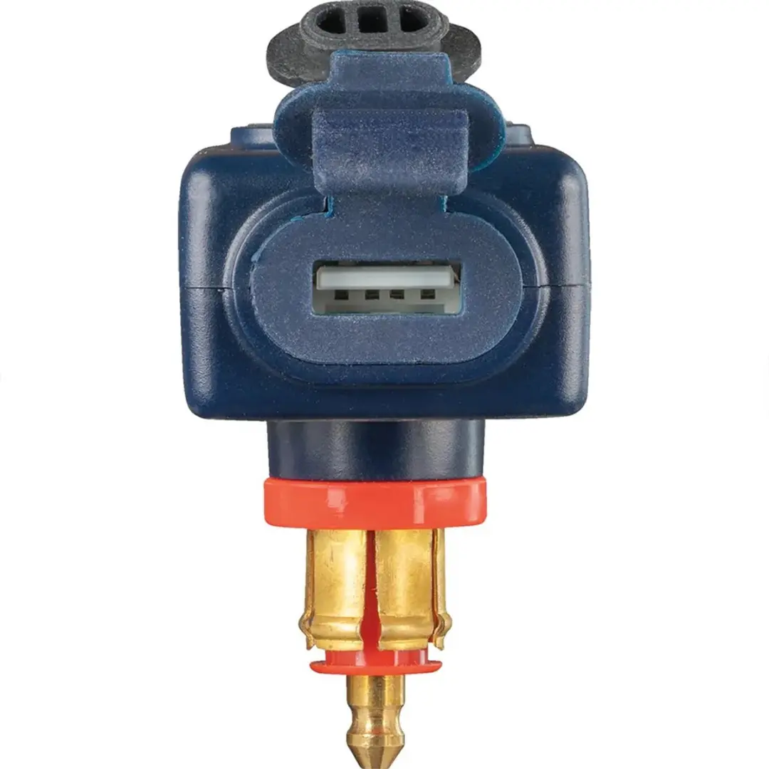 Tecmate O114 USB Oplader 5V 3300mAh - Blauw - afbeelding 4 van 4