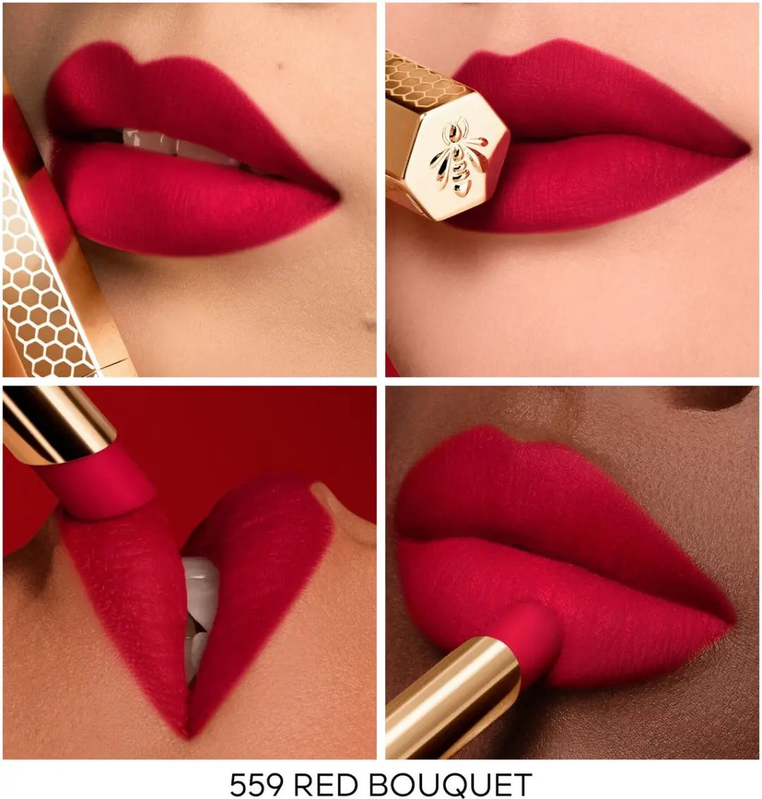 Guerlain KissKiss Kissproof Honey 559 - Rood - afbeelding 6 van 6