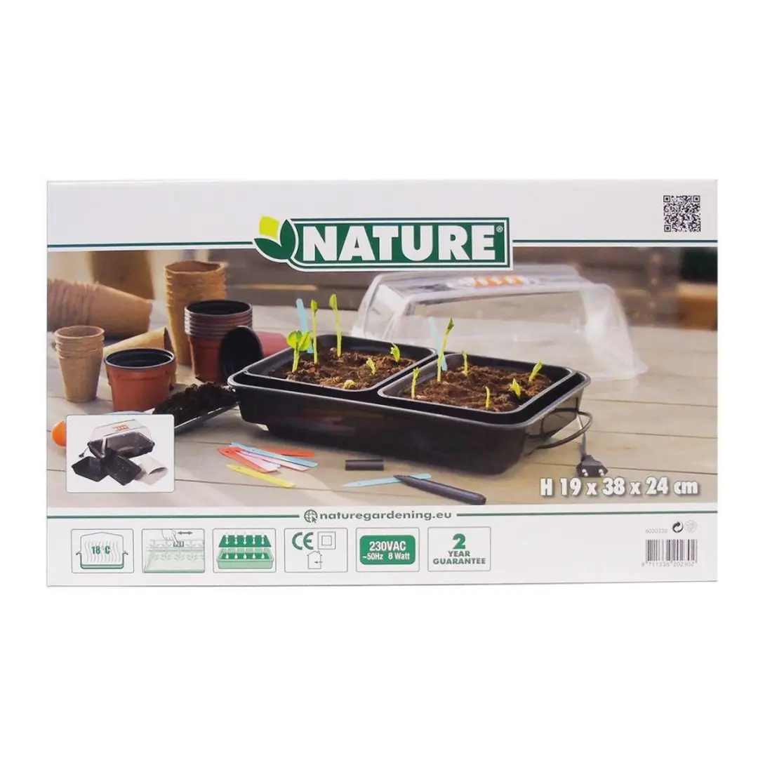 Nature Kweekkas met Verwarming 38x24cm - Transparant - afbeelding 6 van 6