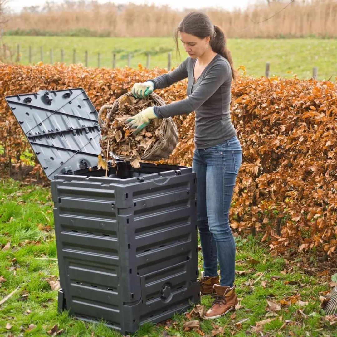 Nature Compostsilo 300L - Zwart - afbeelding 3 van 6