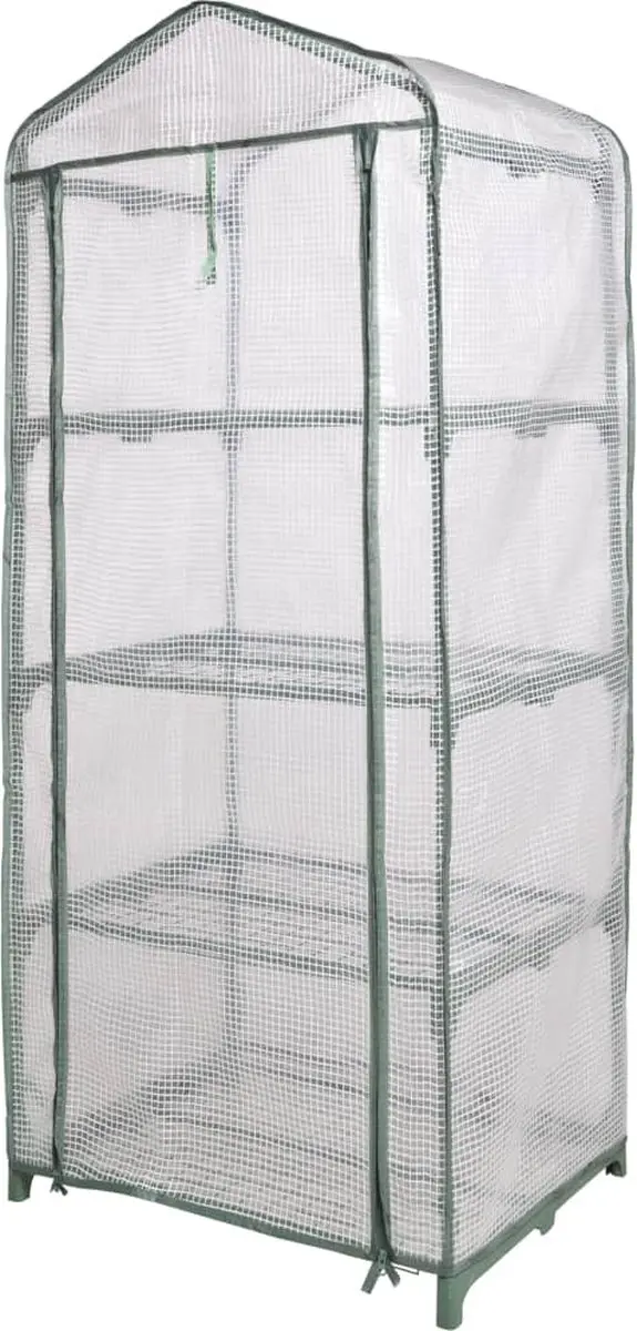 Nature Tuinkas H160x69x49cm - 4 Planken - Transparant - afbeelding 2 van 5