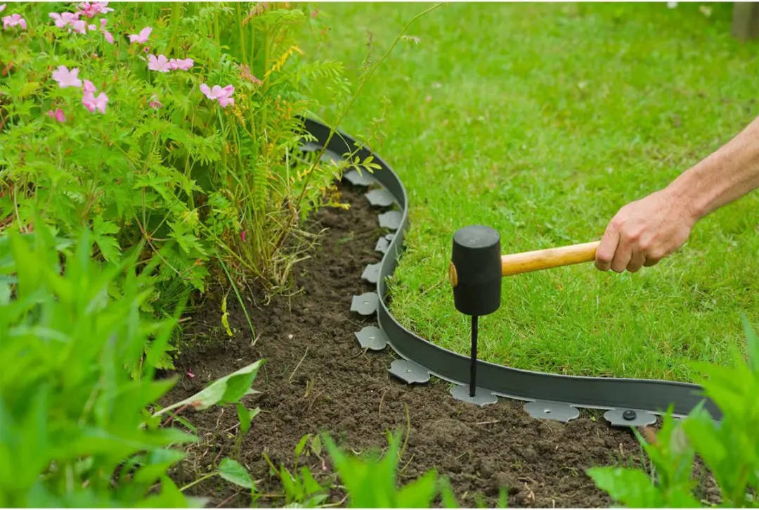 Nature Borderrandset 5cm x 10m - Grijs - afbeelding 3 van 3