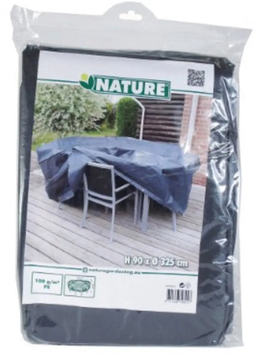 Nature Tuinmeubelhoes Rond Ø325cm - Grijs - afbeelding 4 van 4