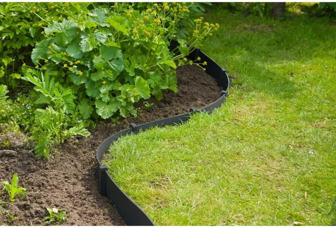Nature Borderrandset 15cm x 10m - zwart - afbeelding 2 van 2