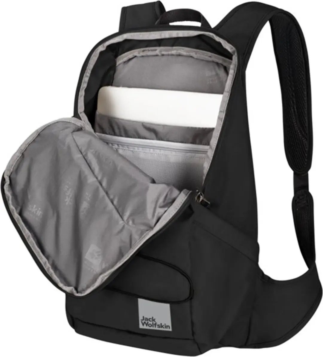 Jack Wolfskin Sooneck Rugzak 18L - 14 inch - Zwart - afbeelding 4 van 6