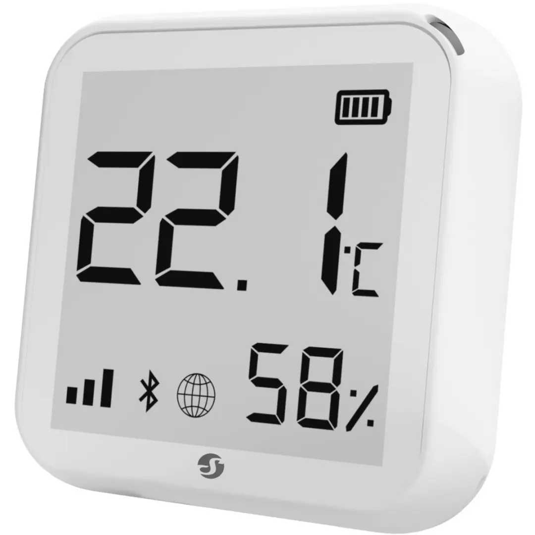 Shelly Plus H&T Temperatuursensor en luchtvochtigheidssensor Bluetooth Low Energ