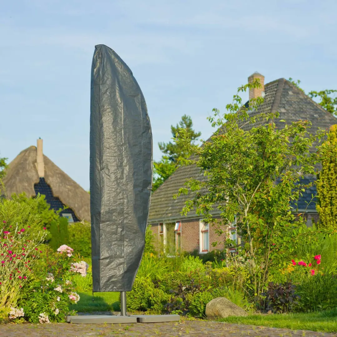 Nature Tuinmeubelhoes Parasol Antraciet - H260cm - afbeelding 2 van 4