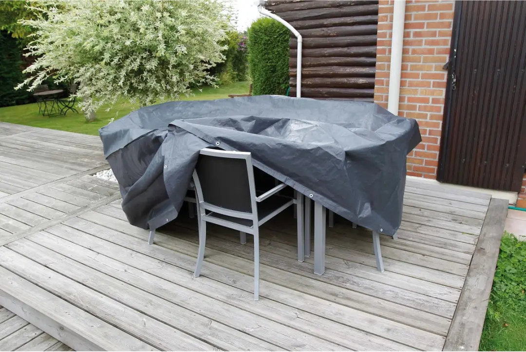 Nature Tuinmeubelhoes 90x325x205cm - Grijs - afbeelding 2 van 4
