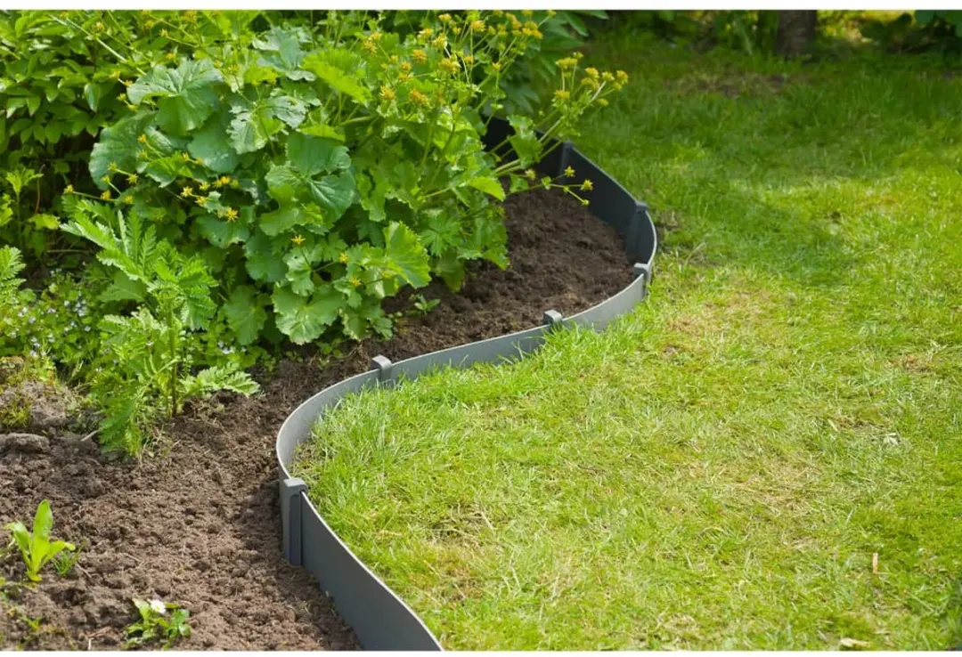 Nature Borderrandset 15cm x 10m - Grijs - afbeelding 2 van 2