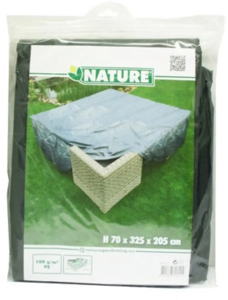 Nature Tuinmeubelhoes Grijs 70x325x205cm - afbeelding 4 van 4