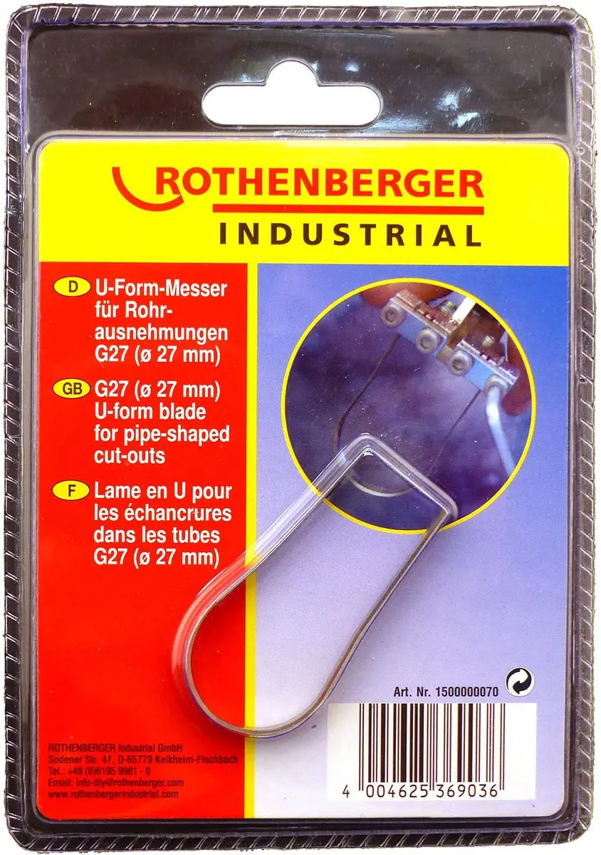 ROTHENBERGER Industrial Snijmes voor buis tot d=27mm