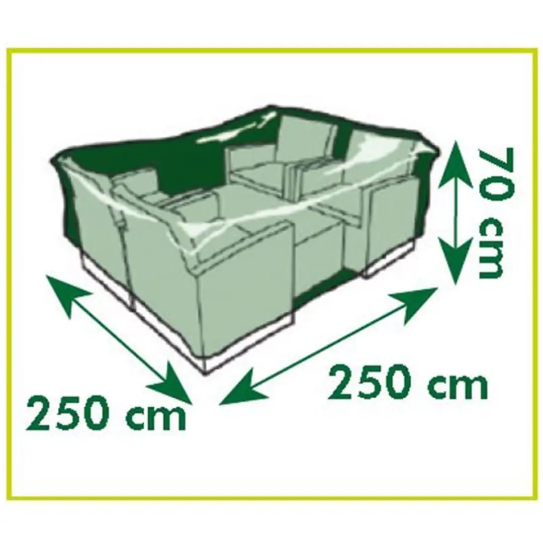 Nature Tuinmeubelhoes Grijs - 70x250x250cm - afbeelding 6 van 6