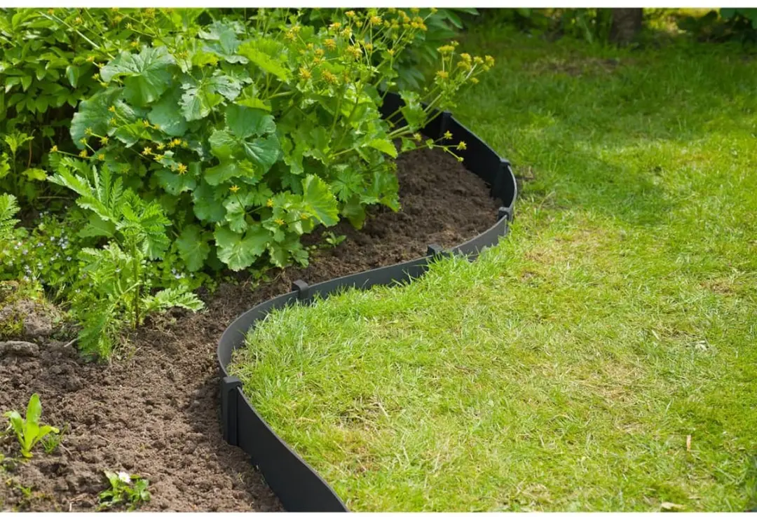 Nature Borderrandset 10m - H7,5cm - Zwart - afbeelding 2 van 2