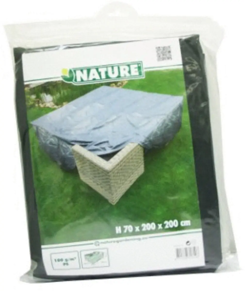 Nature Tuinmeubelhoes Grijs - 70x200x200cm - afbeelding 4 van 4