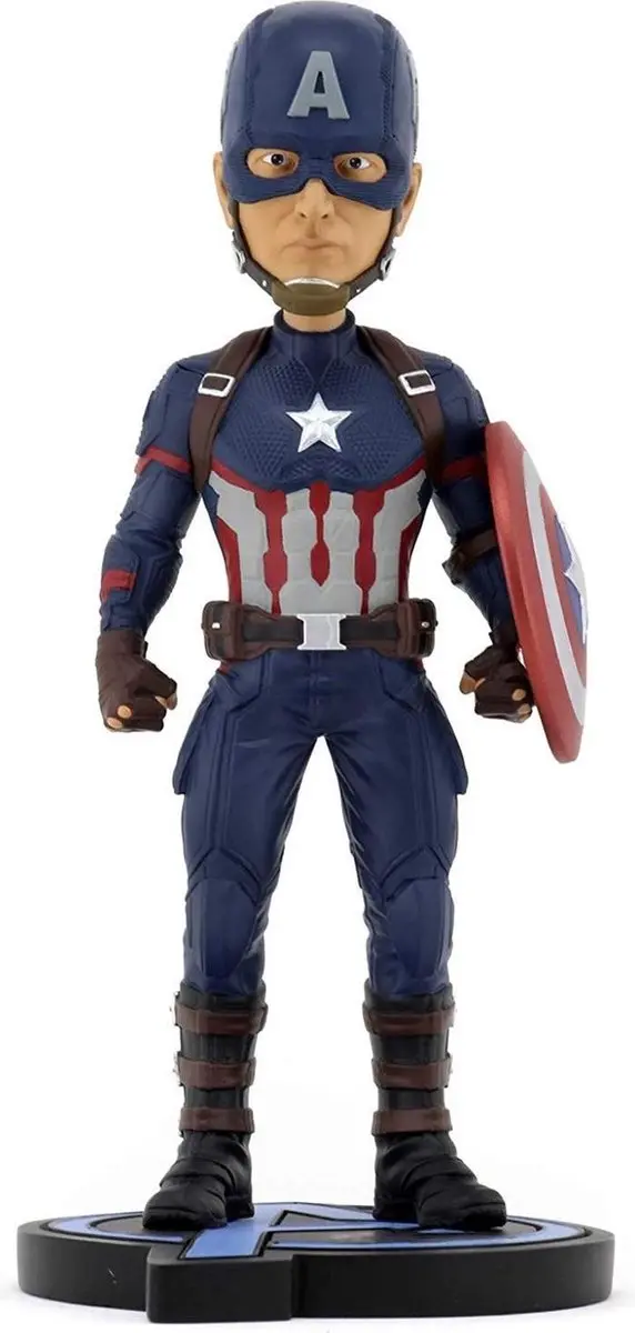 Neca Marvel Avengers Endgame Captain America Head Knocker 20cm - Veelkleurig