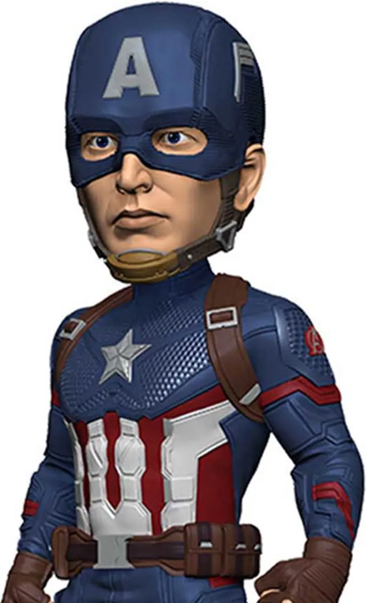 Neca Marvel Avengers Endgame Captain America Head Knocker 20cm - Veelkleurig