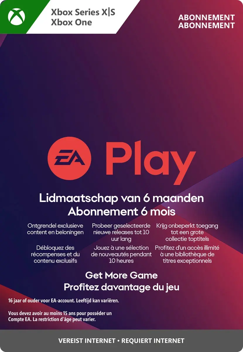 EA Play Lidmaatschap 6 Maanden