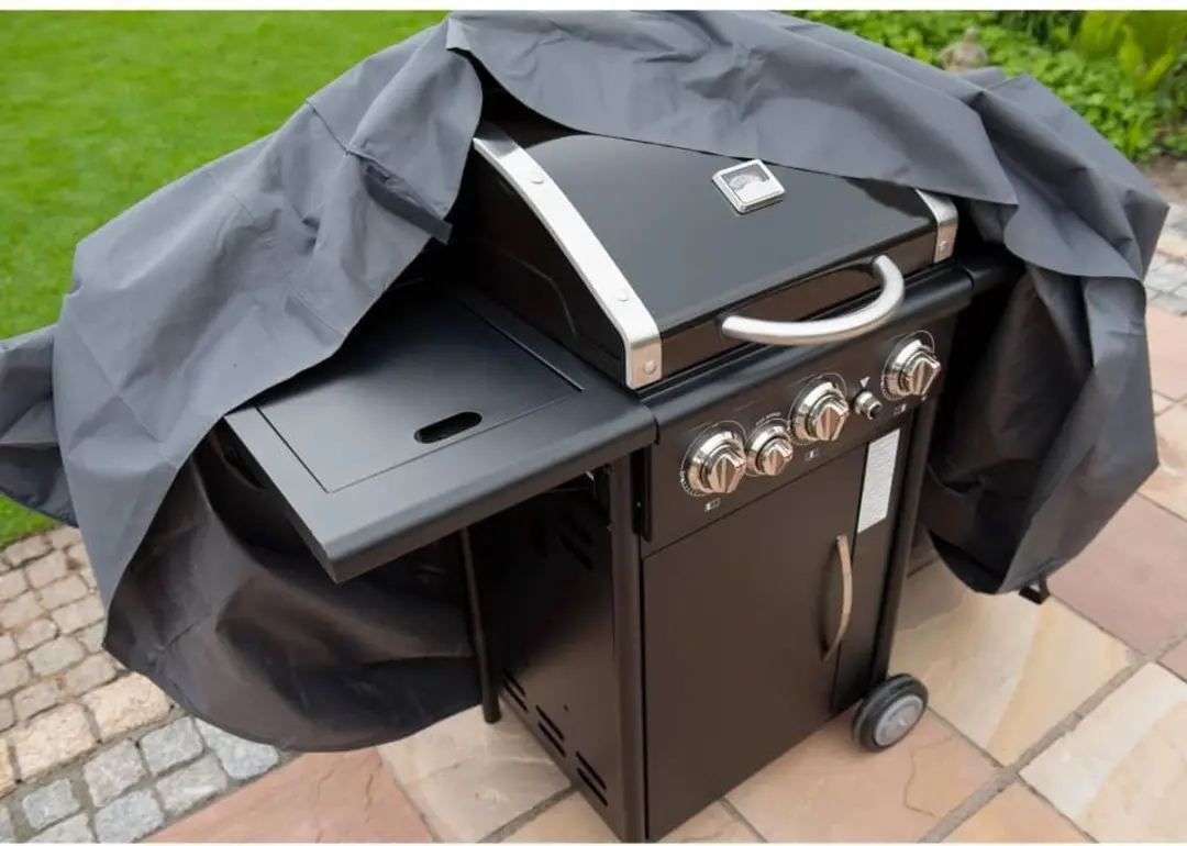 Nature Tuinmeubelhoes Barbecuehoes 120x75x80cm - Grijs - afbeelding 3 van 4