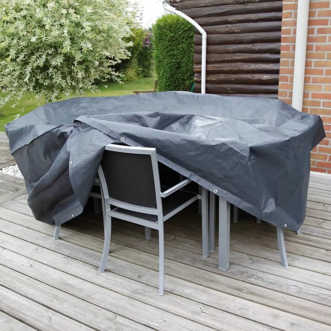 Nature Tuinmeubelhoes rond Ø118cm - Grijs - afbeelding 4 van 5