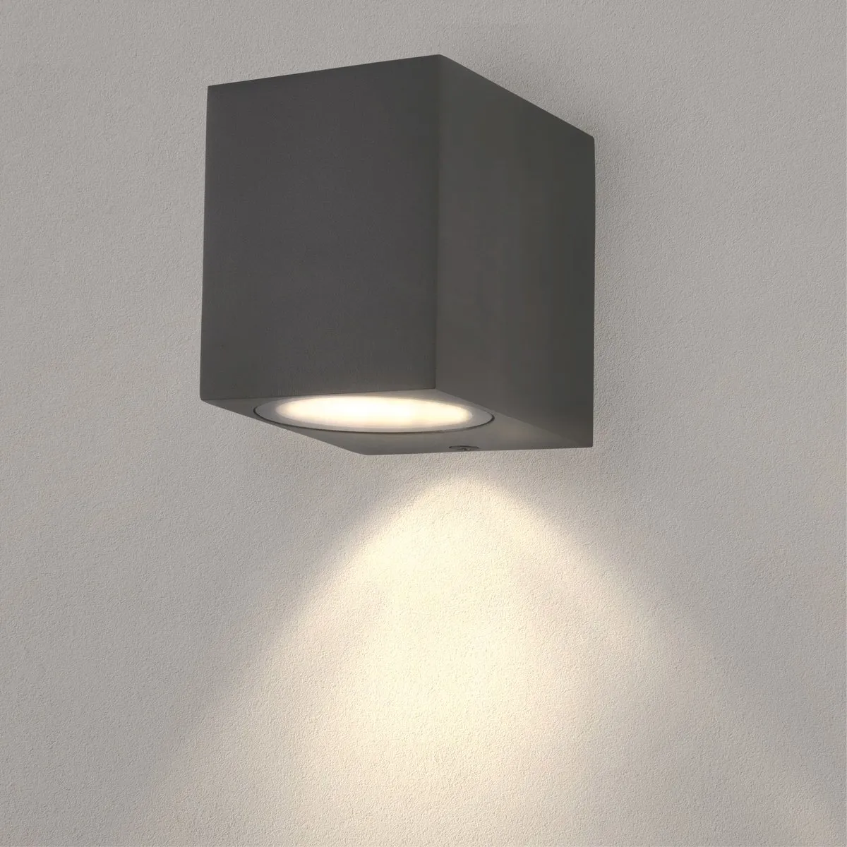 Ledvion 8x Wandlamp Antraciet GU10 IP54