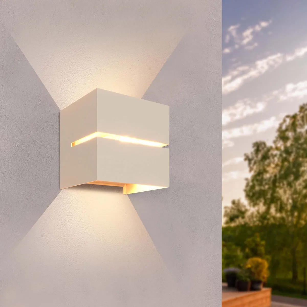 LEDVION Wandlamp 3W 3000K IP54 Beige