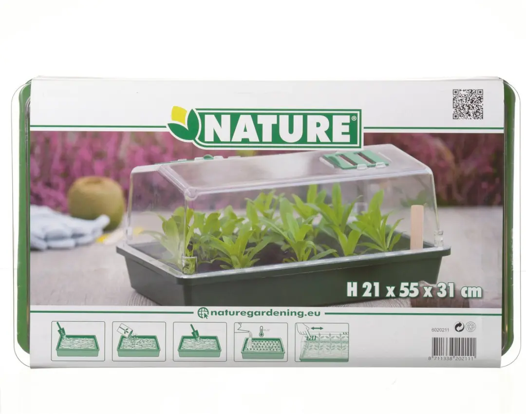 Nature Mini-Kweekkas 22x55x31cm - Groen - afbeelding 2 van 3