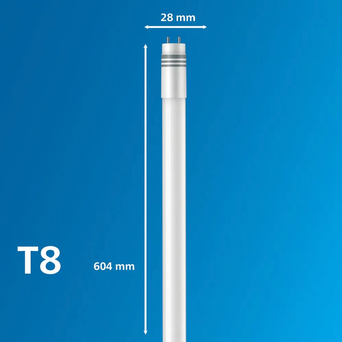 Philips Universele LED TL-buis T8 G13 600mm 8W - Mat