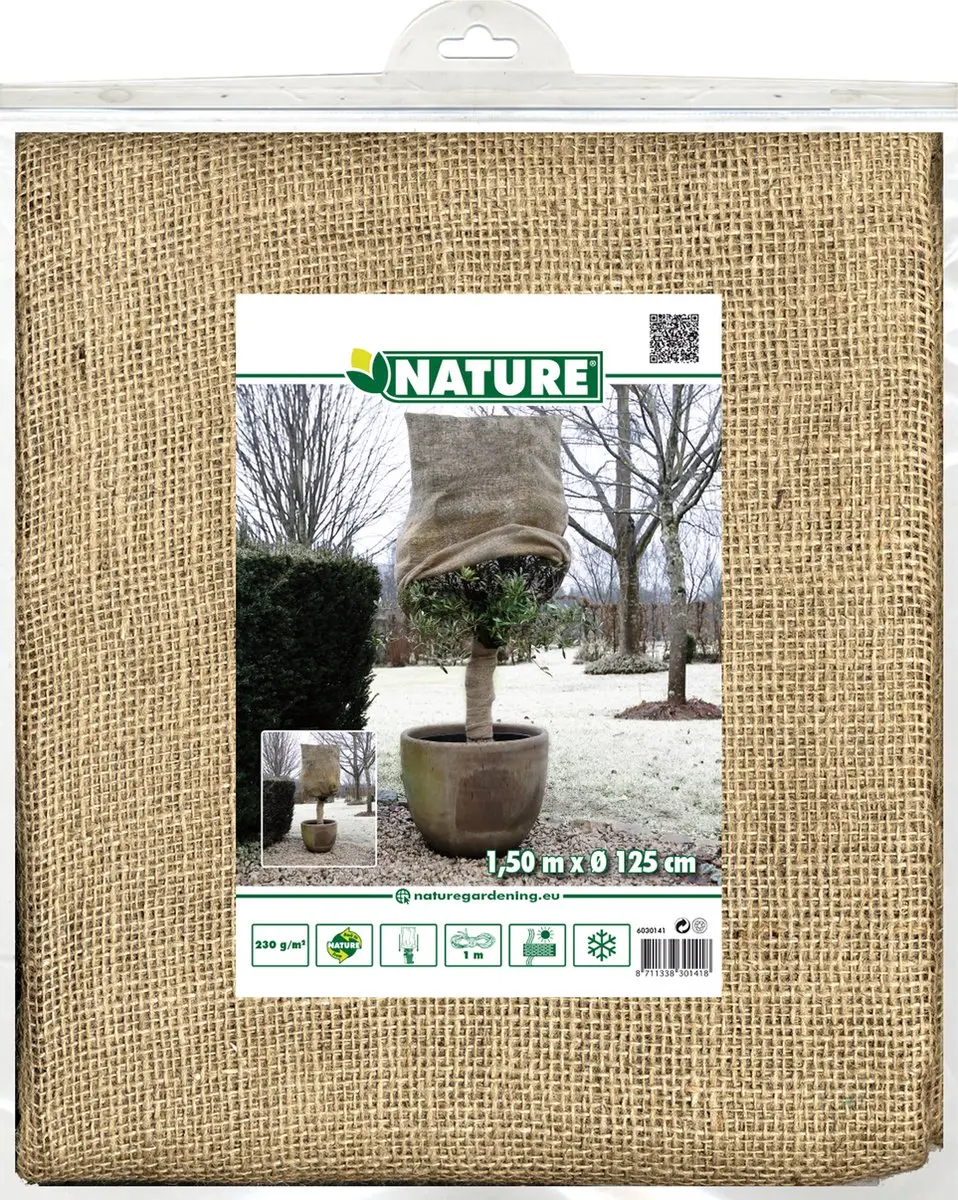 Nature Jute Afdekhoes 150xØ125cm - afbeelding 5 van 6